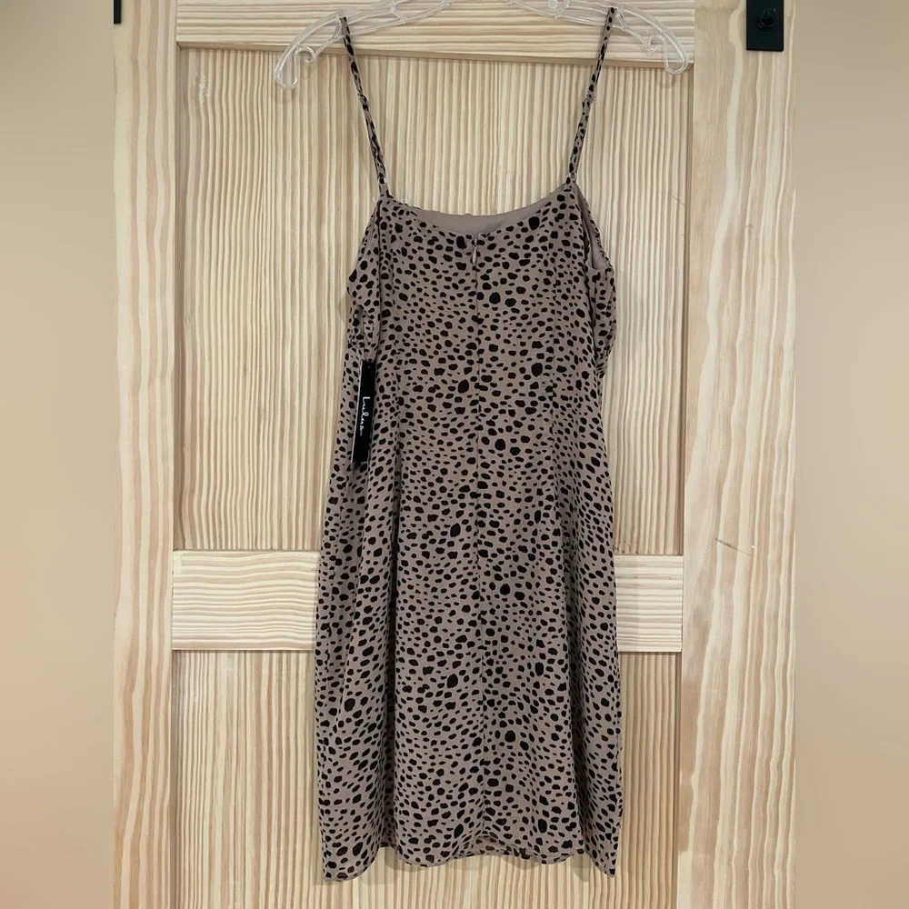 NWT Lulus Leopard Print Mini Dress - Picture 3 of 7